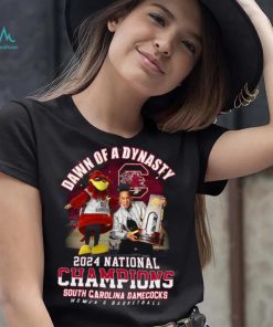 South Carolina Gamecocks 2024 National Champions Dawn Of Dynasty T Shirt