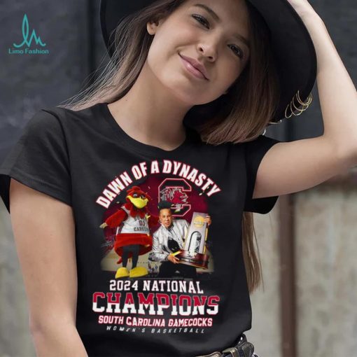 South Carolina Gamecocks 2024 National Champions Dawn Of Dynasty T Shirt