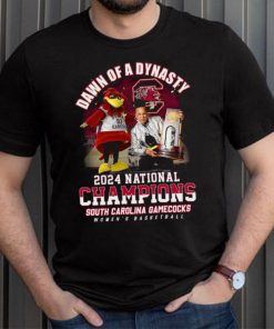 South Carolina Gamecocks 2024 National Champions Dawn Of Dynasty T Shirt