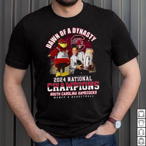 South Carolina Gamecocks 2024 National Champions Dawn Of Dynasty T Shirt