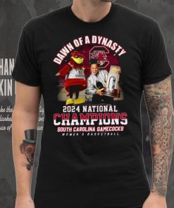 South Carolina Gamecocks 2024 National Champions Dawn Of Dynasty T Shirt