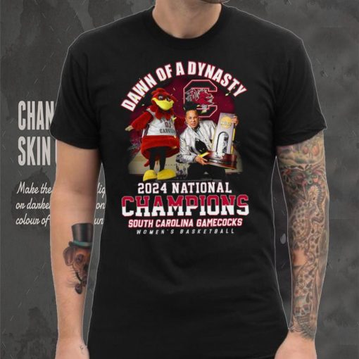 South Carolina Gamecocks 2024 National Champions Dawn Of Dynasty T Shirt