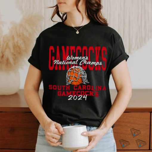 South Carolina Gamecocks 2024 Women’s Basketball Champs Cut The Net T shirt