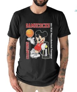 South Carolina Gamecocks Mickey Mouse Champions 2024 NCAA Women’s Basketball Tournament Shirt