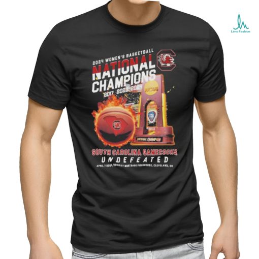 South Carolina Gamecocks Undefeated 2024 NCAA Women’s Basketball National Champions T Shirt