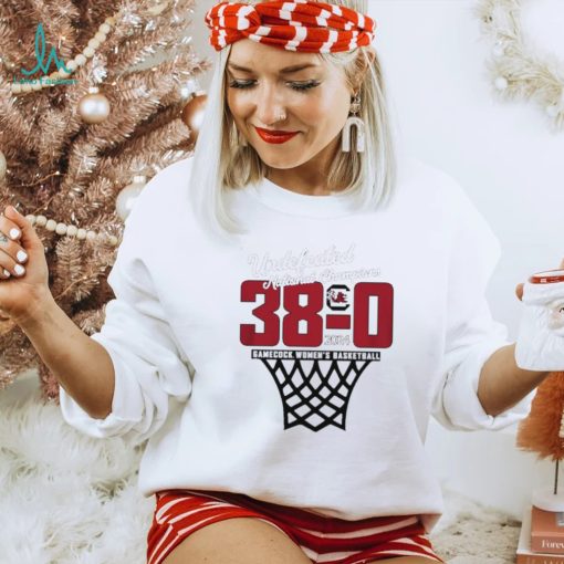 South Carolina Gamecocks Women’s Basketball 2024 Undefeated National Champions 38 0 shirt