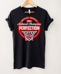 South Carolina Gamecocks Women’s Basketball 2024 Undefeated Undisputed National Champions perfection shirt
