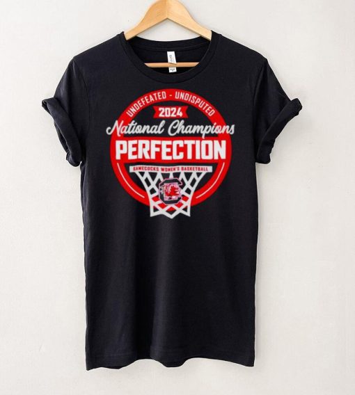 South Carolina Gamecocks Women’s Basketball 2024 Undefeated Undisputed National Champions perfection shirt