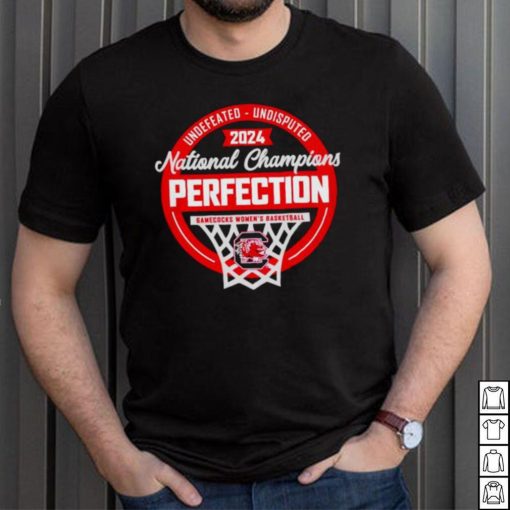 South Carolina Gamecocks Women’s Basketball 2024 Undefeated Undisputed National Champions perfection shirt