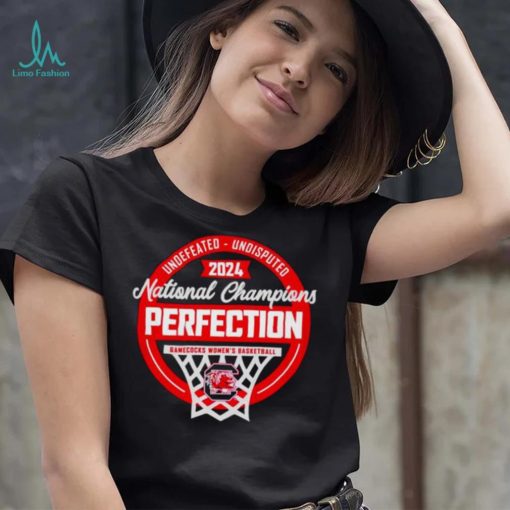 South Carolina Gamecocks Women’s Basketball 2024 Undefeated Undisputed National Champions perfection shirt