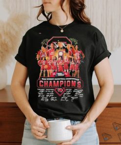 South Carolina Gamecocks Women’s Basketball NCAA Championship Champions 2024 sIGNATURES Shirt
