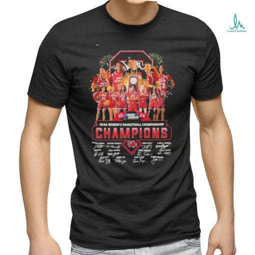 South Carolina Gamecocks Women’s Basketball NCAA Championship Champions 2024 sIGNATURES Shirt