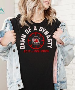 South Carolina Gamecocks Women’s basketball 2024 dawn of a dynasty national champs shirt