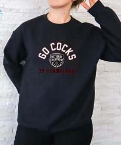 South Carolina Women’s Basketball Go Cocks 39 0 Undefeated Hoodie shirt