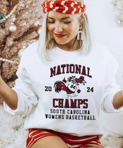 South Carolina gamecocks Women’s Basketball National Champs 2024 mascot shirt