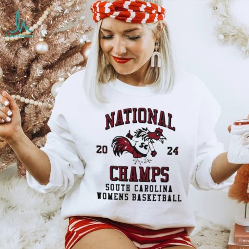 South Carolina gamecocks Women’s Basketball National Champs 2024 mascot shirt