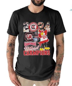 South carolina gamecocks women’s basketball 2024 ncaa national champions celebration T shirt
