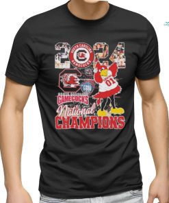 South carolina gamecocks women’s basketball 2024 ncaa national champions celebration T shirt
