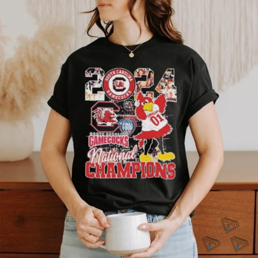 South carolina gamecocks women’s basketball 2024 ncaa national champions celebration T shirt