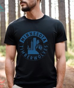 Sportiqe Minnesota Timberwolves Unisex Heather Black Comfy Super Soft Tri Blend T Shirt