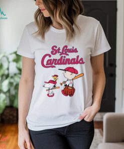 St Louis Cardinals Let's Play Baseball Together Snoopy MLB Shirt