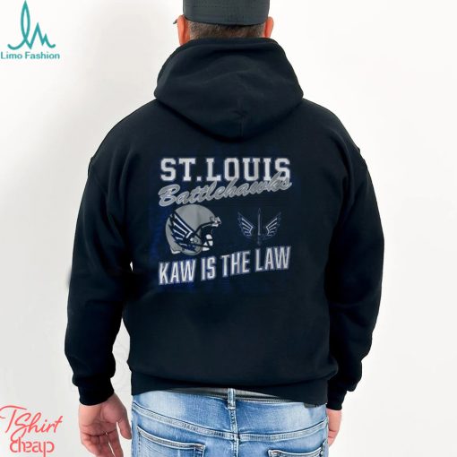 St. Louis Battlehawks Retro Kaw is Law Shirt