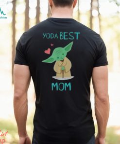 Star Wars Day 2024 Yoda Best Mom Hearts Mother’s Day Classic T Shirt