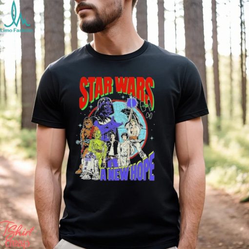 Star Wars Mad Engine Globe Group Graphic Shirt