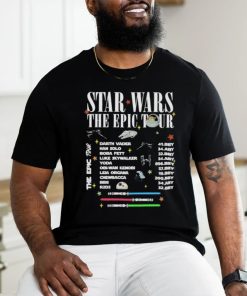 Star Wars The Epic Tour Two Side logo shirt