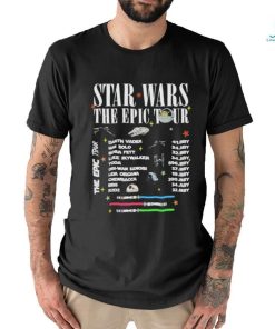 Star Wars The Epic Tour Two Side logo shirt