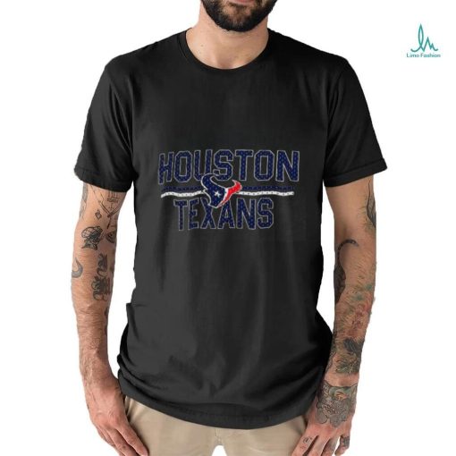 Starter Heather Gray Houston Texans Mesh Team Graphic T Shirt