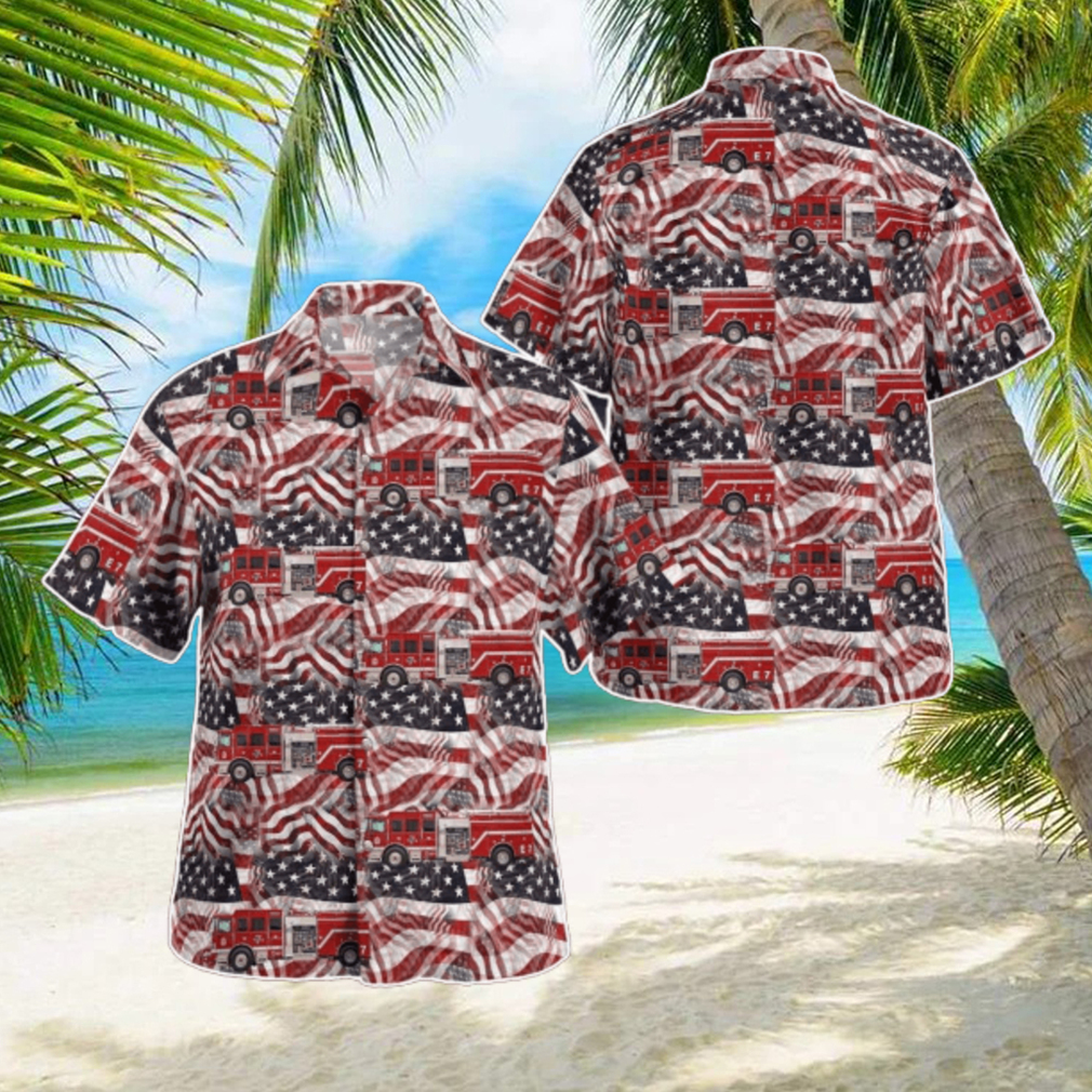 Statesville, North Carolina, Cool Springs Fire Department, 4th Of July Hawaiian Shirt Special Edition Aloha Shirt Statesville, North Carolina, Cool Springs Fire Department, 4th Of July Hawaiian Shirt Special Edition Aloha Shirt