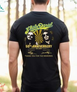 Steely Dan 50th Anniversary 1972 2024 Thank You For The Memories T Shirt