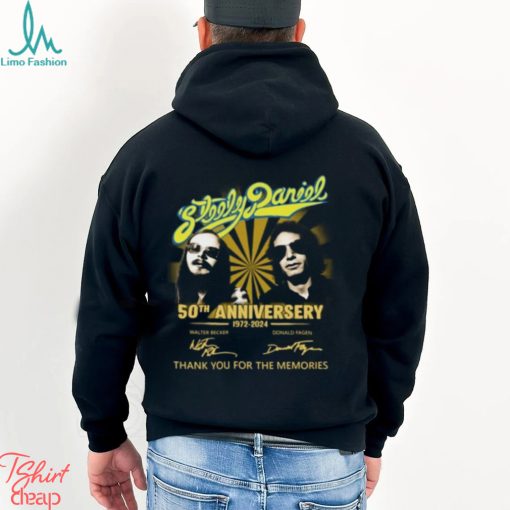 Steely Dan 50th Anniversary 1972 2024 Thank You For The Memories T Shirt
