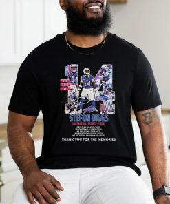 Stefon diggs buffalo bills 2021 2023 thank you for the memories signatures shirt