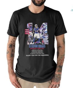 Stefon diggs buffalo bills 2021 2023 thank you for the memories signatures shirt