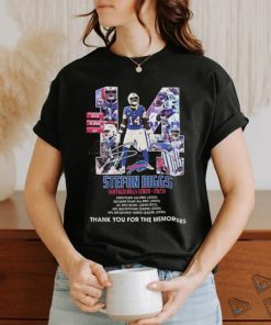 Stefon diggs buffalo bills 2021 2023 thank you for the memories signatures shirt