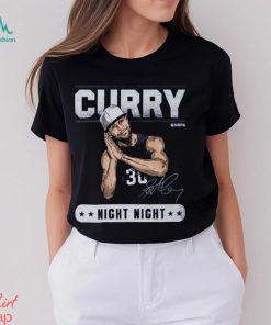 Steph Curry Golden State Night Night WHT SHIRT