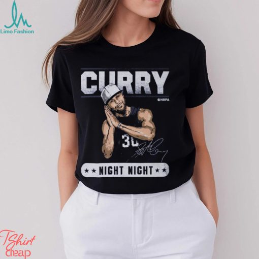 Steph Curry Golden State Night Night WHT SHIRT