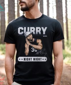 Steph Curry Golden State Night Night WHT SHIRT