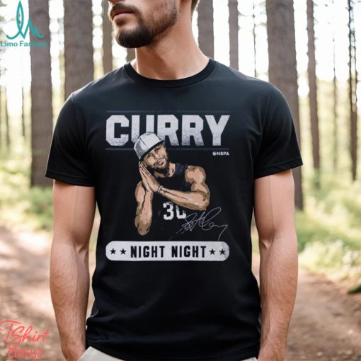 Steph Curry Golden State Night Night WHT SHIRT