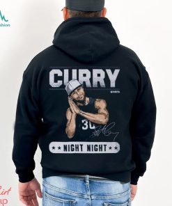 Steph Curry Golden State Night Night WHT SHIRT