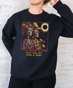 Sugar Skull Total Solar Eclipse Dayton Ohio April 08 2024 Shirt