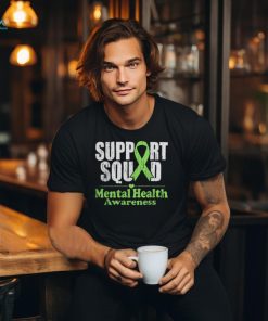 Support Squad Mental Health Awareness Green Ribbon Shirt