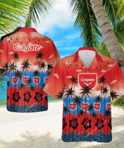 Supreme Colgate Affordable Logo AOP Hawaiian Shirt Men And Women Gift