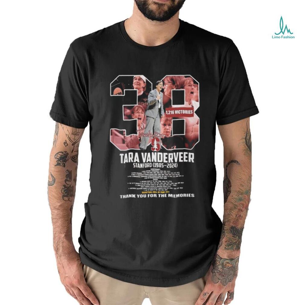 Tara Vanderveer Stanford 1985 2024 Thank You For The Memories T Shirt Tara Vanderveer Stanford 1985 2024 Thank You For The Memories T Shirt