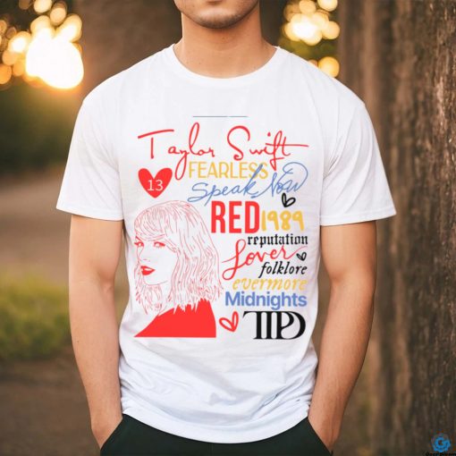 Taylor Swift Albums The Eras Tour shirt