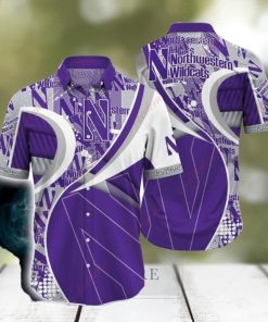 Team Style Northwestern Wildcats NCAA Hawaiian Shirt