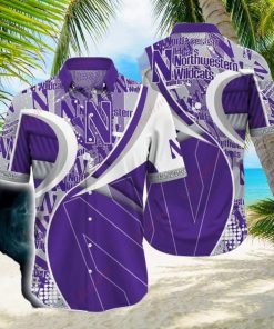 Team Style Northwestern Wildcats NCAA Hawaiian Shirt