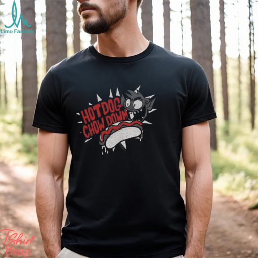 Teen Titans Go Hot Dog Mens T Shirt Charcoal